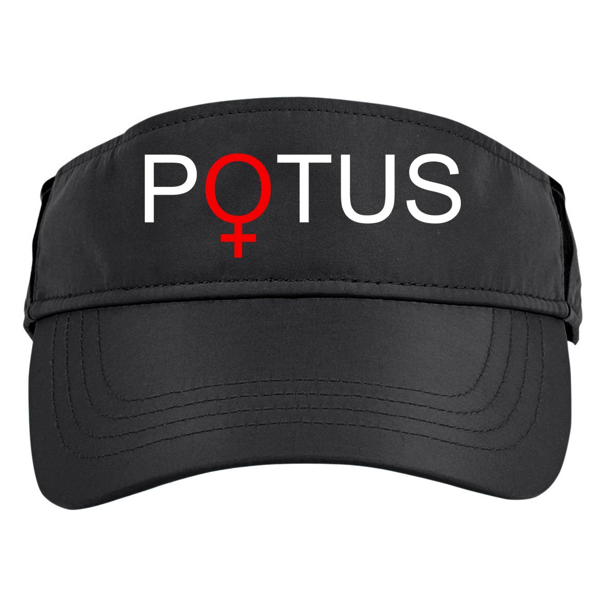 Potus Hillary Clinton Adult Drive Performance Visor
