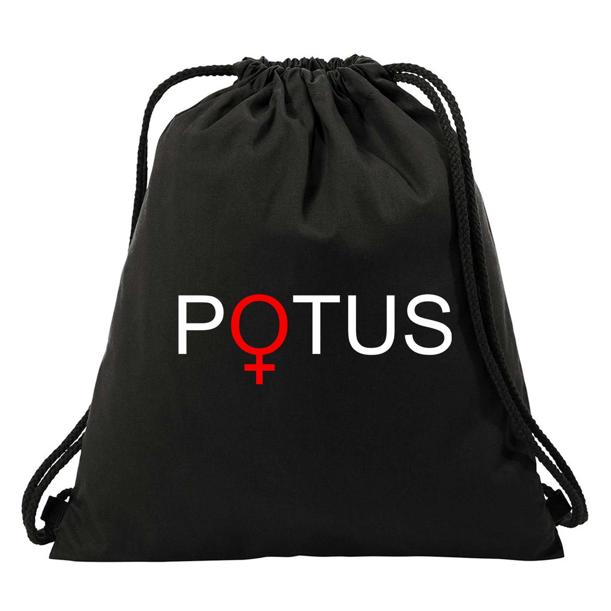 Potus Hillary Clinton Drawstring Bag