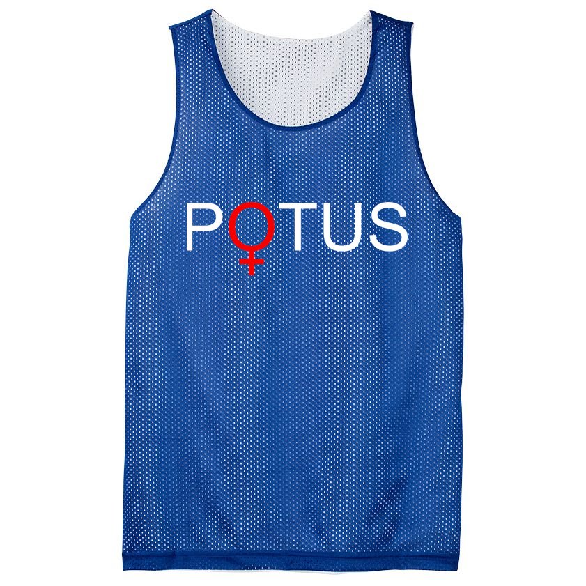Potus Hillary Clinton Mesh Reversible Basketball Jersey Tank