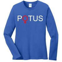 Potus Hillary Clinton Ladies Long Sleeve Shirt