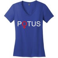 Potus Hillary Clinton Women's V-Neck T-Shirt