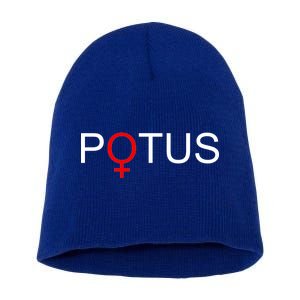 Potus Hillary Clinton Short Acrylic Beanie