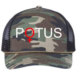 Potus Hillary Clinton Retro Rope Trucker Hat Cap