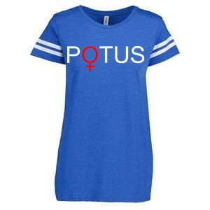 Potus Hillary Clinton Enza Ladies Jersey Football T-Shirt