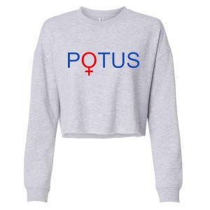 Potus Hillary Clinton Cropped Pullover Crew