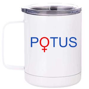 Potus Hillary Clinton 12 oz Stainless Steel Tumbler Cup