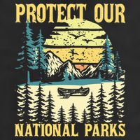 Protect Our Us National Parks Hiking & Camping Lover 11oz C Handle Ceramic Mug