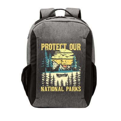 Protect Our Us National Parks Hiking & Camping Lover Vector Backpack