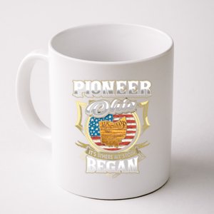 Pioneer Ohio Usa Flag 4th Of July Funny Gift Coffee Mug