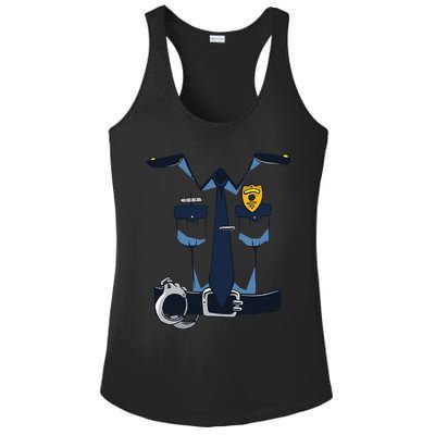 Police Officer Uniform Halloween Costume Ladies PosiCharge Competitor Racerback Tank