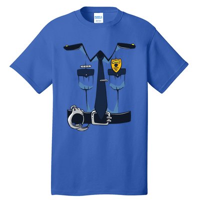 Police Officer Uniform Halloween Costume Tall T-Shirt