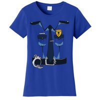 Police Officer Uniform Halloween Costume Women's T-Shirt