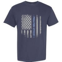 Probation Officer US Flag Hoodie Garment-Dyed Heavyweight T-Shirt