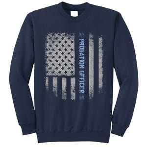 Probation Officer US Flag Hoodie Sweatshirt