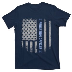 Probation Officer US Flag Hoodie T-Shirt