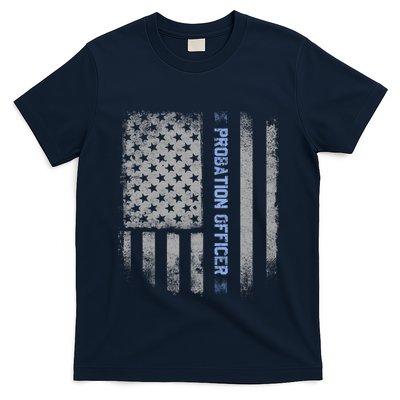 Probation Officer US Flag Hoodie T-Shirt