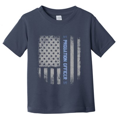 Probation Officer US Flag Hoodie Toddler T-Shirt