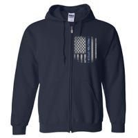 Probation Officer US Flag Hoodie Full Zip Hoodie