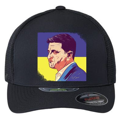 President Of Ukraine Volodymyr Zelenskyy Flexfit Unipanel Trucker Cap