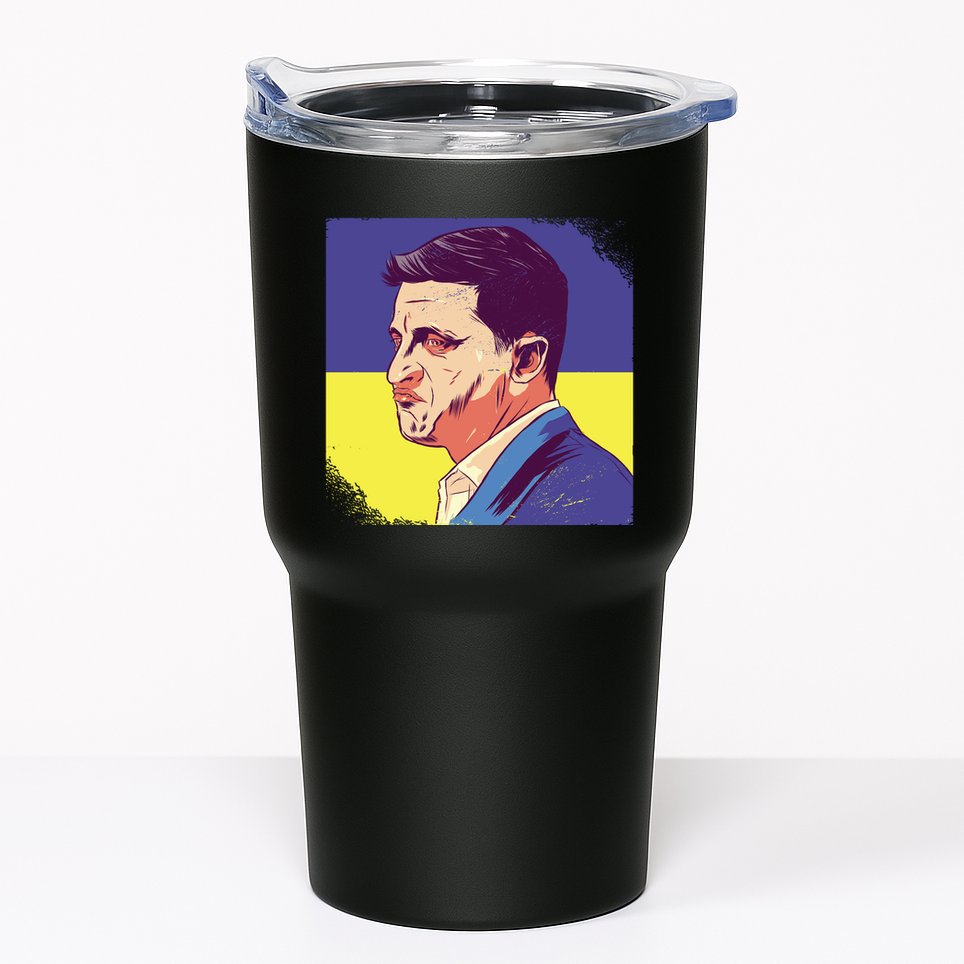 President Of Ukraine Volodymyr Zelenskyy Tumbler