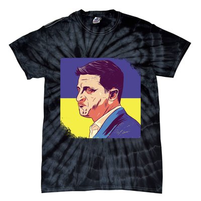 President Of Ukraine Volodymyr Zelenskyy Tie-Dye T-Shirt