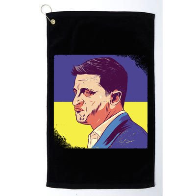 President Of Ukraine Volodymyr Zelenskyy Golf Towel