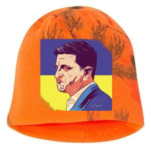 President Of Ukraine Volodymyr Zelenskyy Kati - Camo Knit Beanie