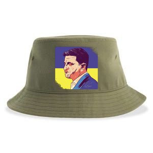 President Of Ukraine Volodymyr Zelenskyy Sustainable Bucket Hat