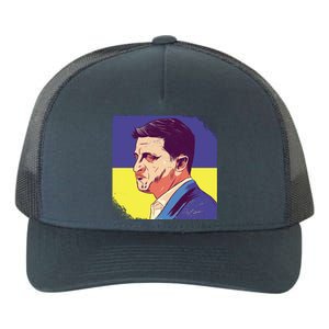 President Of Ukraine Volodymyr Zelenskyy Yupoong Adult 5-Panel Trucker Hat