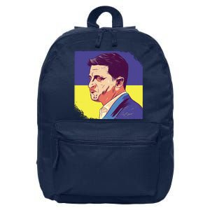 President Of Ukraine Volodymyr Zelenskyy 16 in Basic Backpack