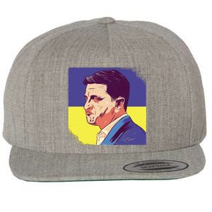 President Of Ukraine Volodymyr Zelenskyy Wool Snapback Cap