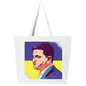 President Of Ukraine Volodymyr Zelenskyy 25L Jumbo Tote