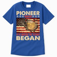 Pioneer Ohio Usa Flag 4th Of July Great Gift Tall T-Shirt