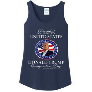 President Of Usa Donald Trump 2025 Inauguration Day Trump Ladies Essential Tank