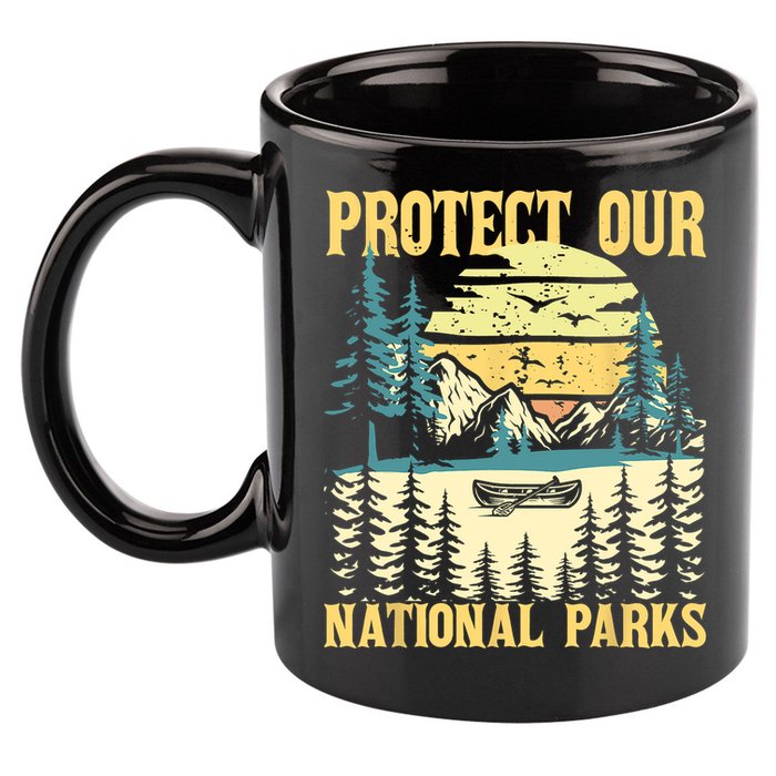 Protect Our US National Parks Hiking & Camping Lover 11oz C Handle Ceramic Mug