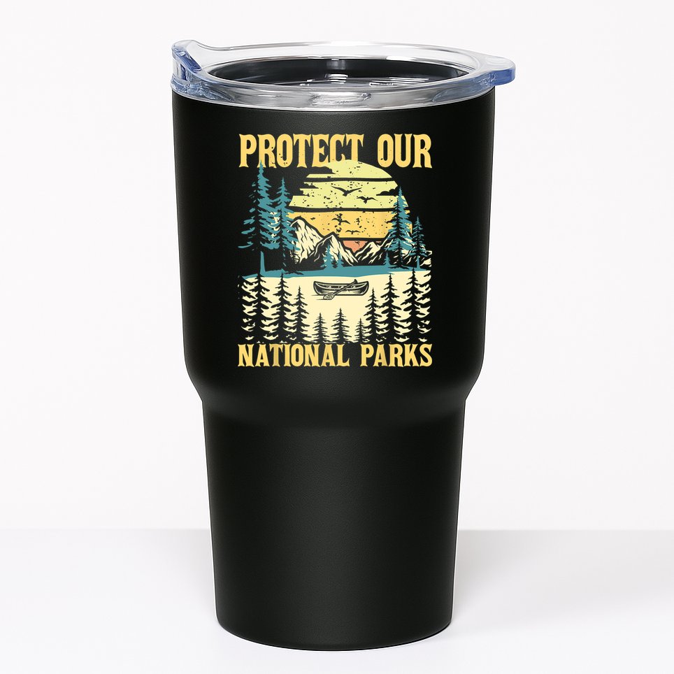 Protect Our US National Parks Hiking & Camping Lover Tumbler