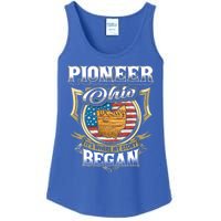 Pioneer Ohio Usa Flag 4th Of July Gift Ladies Essential Tank