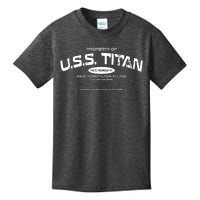 Property Of Uss Titan 2402 Constitution Iii Class Captain Liam Shaw Kids T-Shirt