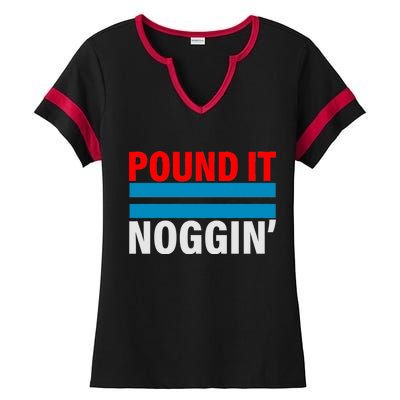 Pound It, Noggin' Ladies Halftime Notch Neck Tee