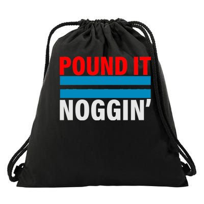 Pound It, Noggin' Drawstring Bag