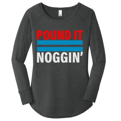 Pound It, Noggin' Women's Perfect Tri Tunic Long Sleeve Shirt