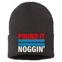 Pound It, Noggin' Sustainable Knit Beanie