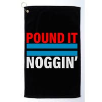 Pound It, Noggin' Golf Towel