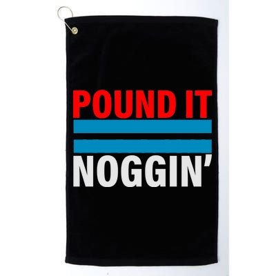 Pound It, Noggin' Platinum Collection Golf Towel