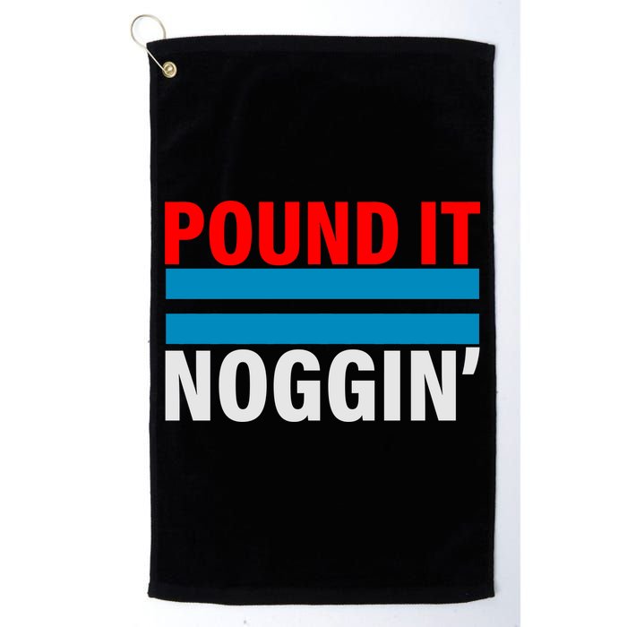 Pound It, Noggin' Golf Towel