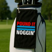Pound It, Noggin' Golf Towel