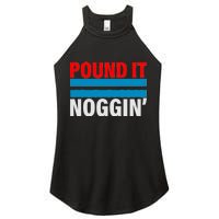 Pound It, Noggin' Women's Perfect Tri Rocker Tank