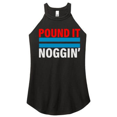 Pound It, Noggin' Women's Perfect Tri Rocker Tank