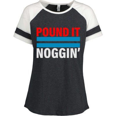 Pound It, Noggin' Enza Ladies Jersey Colorblock Tee