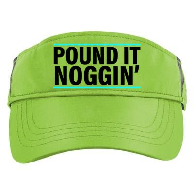 Pound It, Noggin' Funny Meme  Adult Drive Performance Visor